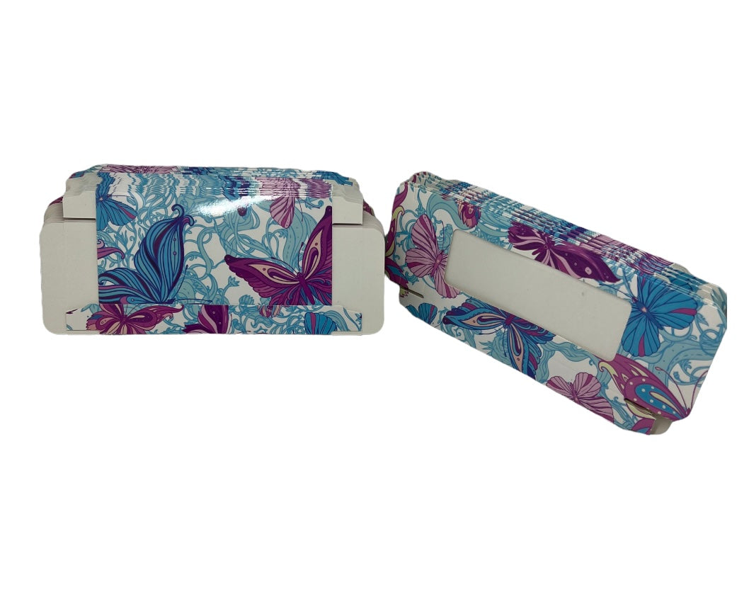Purple Butterfly Paper Lash Boxes