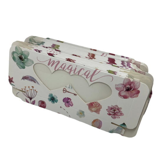 Floral Paper Lash Boxes