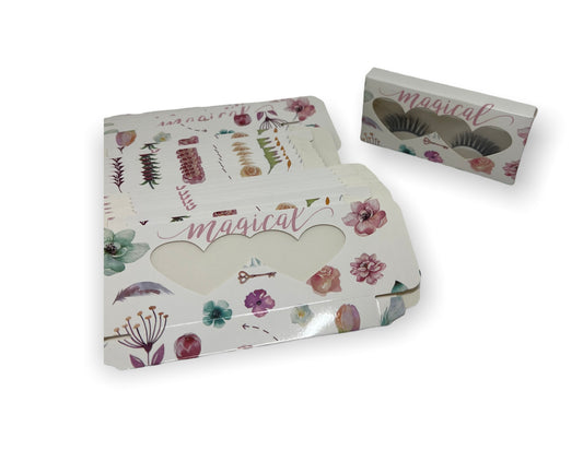 Floral Paper Lash Boxes